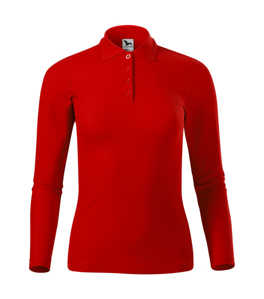 Polokošile Dámská Malfini® Pique Polo Ls - Červená / M