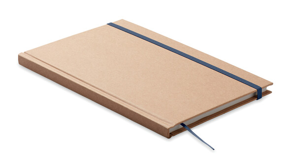 Carnet A5 en papier recyclé Musa - Bleu