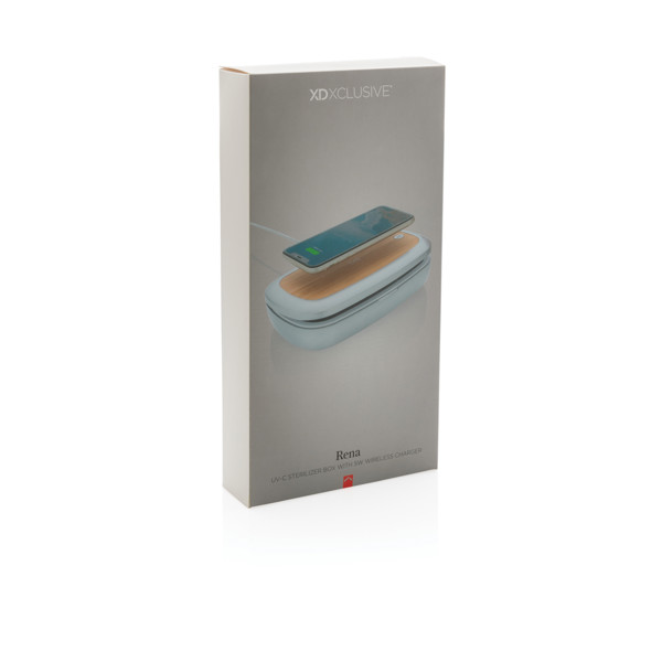 Rena UV-C steriliser box with 5W wireless charger