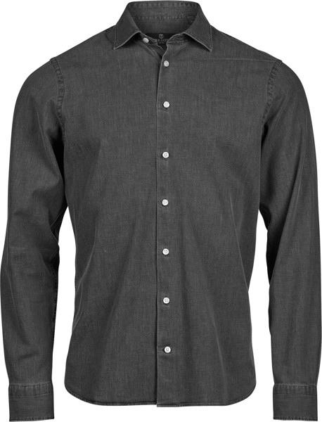 Denim Shirt long-sleeve Tee Jays | TJ 4004 - Black Denim / L
