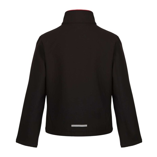 Junior Ablaze Softshell - Black / Classic Red / 5/6