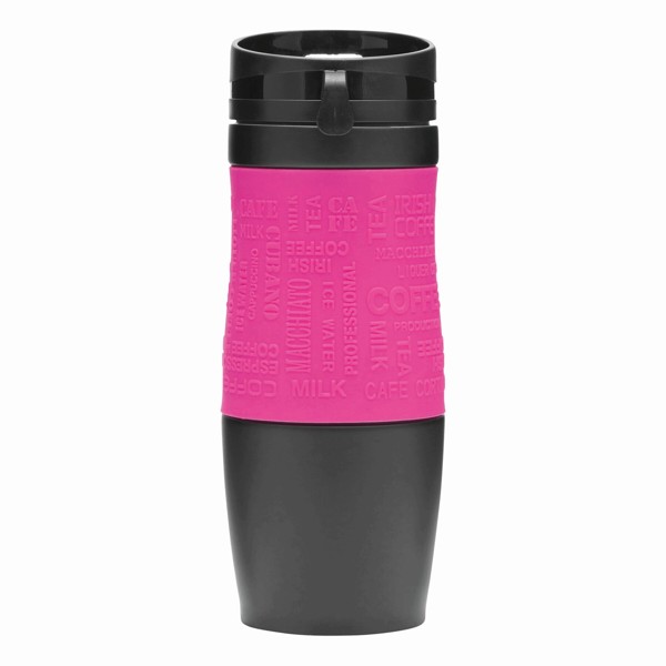 Isolierbecher Golden Dream - Magenta / Schwarz
