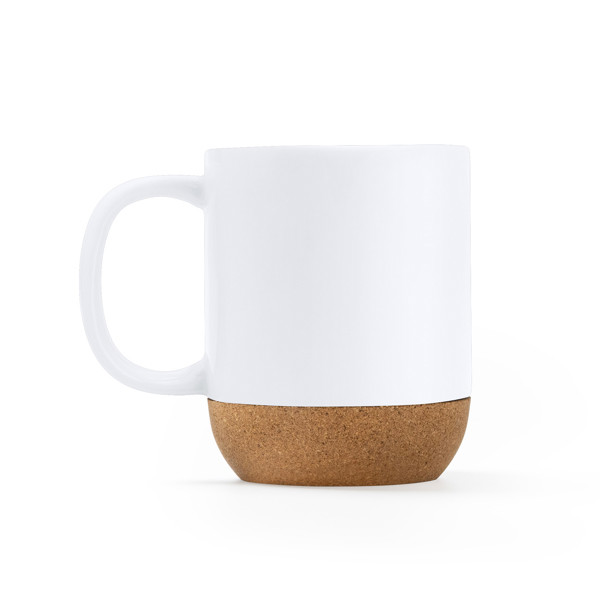 Rosella Cork Mug - White