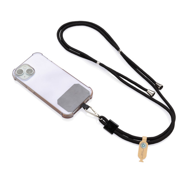 Lanyard regolabile porta telefono CarryLoop in rPET RCS