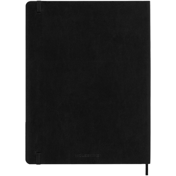 Moleskine soft cover 12 month weekly XL planner - Solid Black