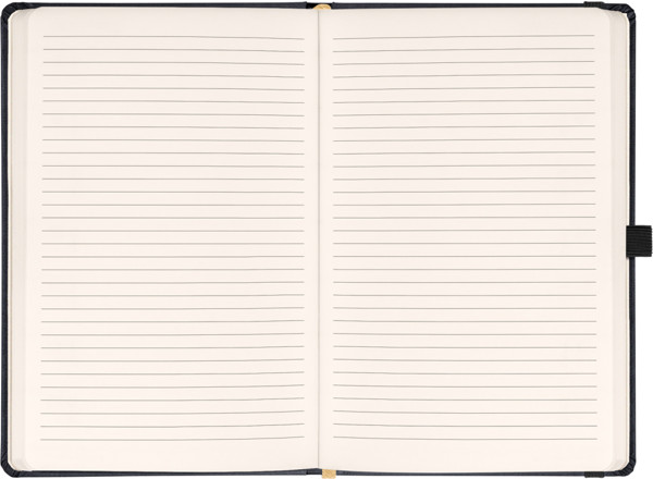 Notique Notes Aprint, Černý, Linkovaný, 15 x 21 cm