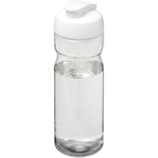 H2O Active® Base 650 ml flip lid sport bottle - Transparent / White