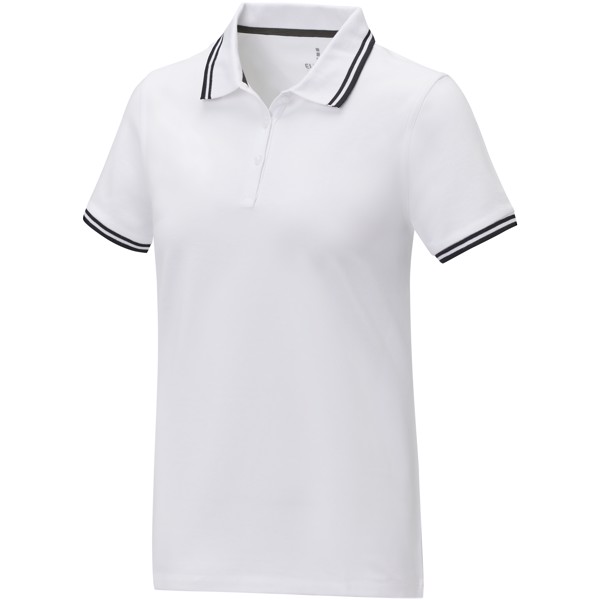 Polo Amarago tipping manches courtes femme - Blanc / XL