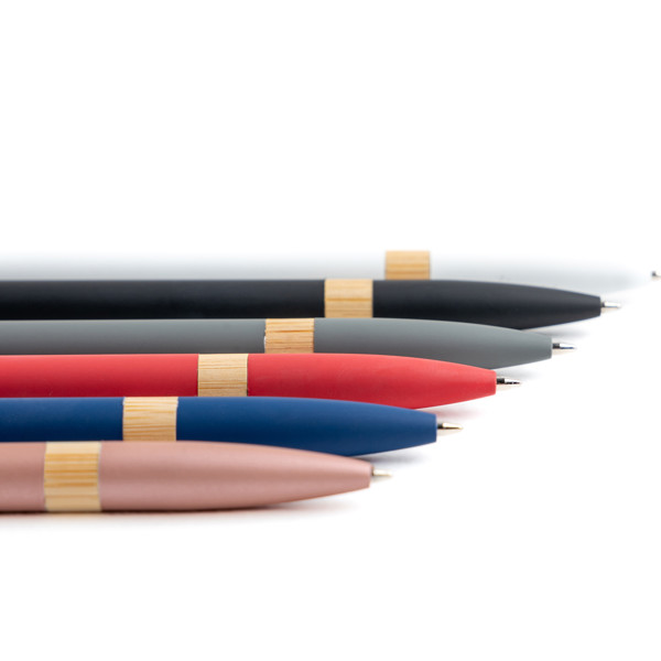 Esferográfica de Metal Reciclado - Cor-de-rosa claro 