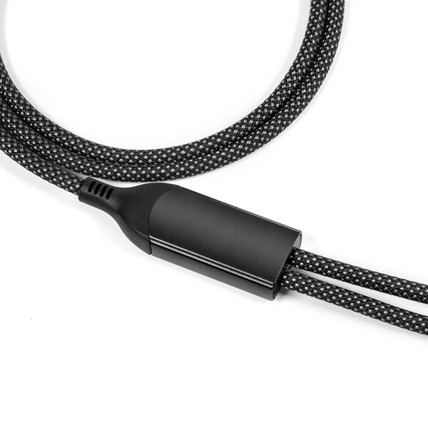 2in1 Fast Charging Data Cable UC075 - SILVER