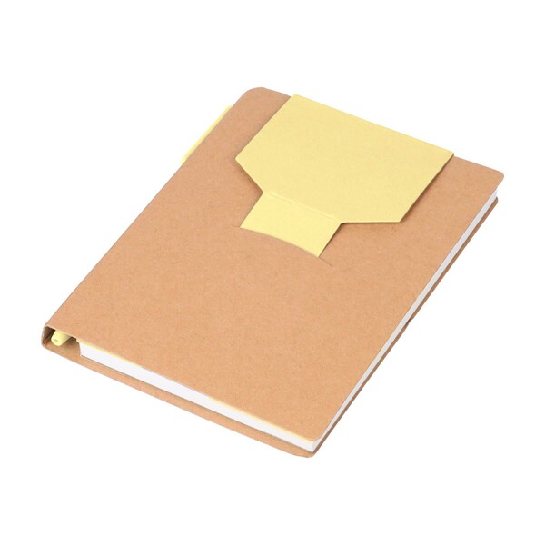 Notebook Quillo | Recycled cardboard | A6 | Blank - yellow