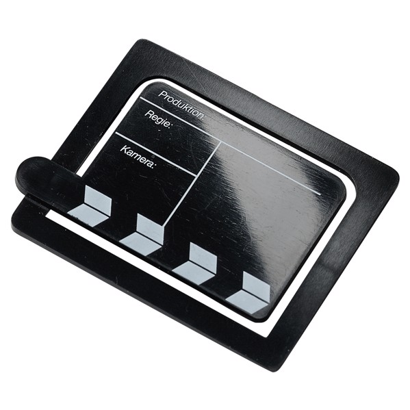 Papierklammer "Filmklappe" - Schwarz