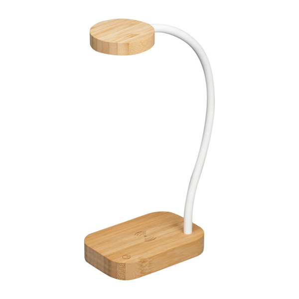 Lampa s bezdrôtovou nabíjačkou Tomsk - Béžová