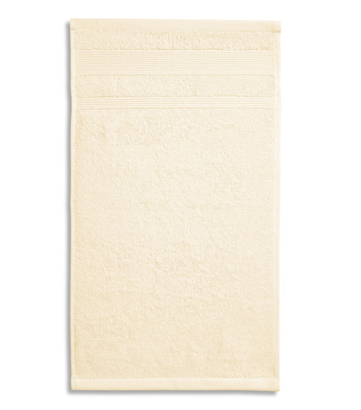 Malý Ručník Unisex Malfini® Organic (Gots) - Mandlová / 30 x 50 cm