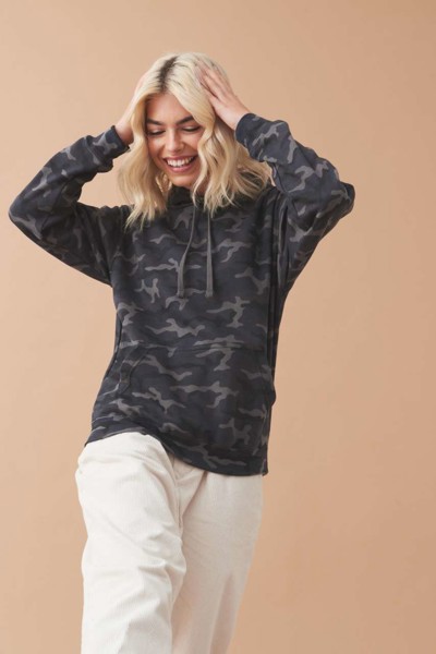 Camo Hoodie - Grey Camo / XS