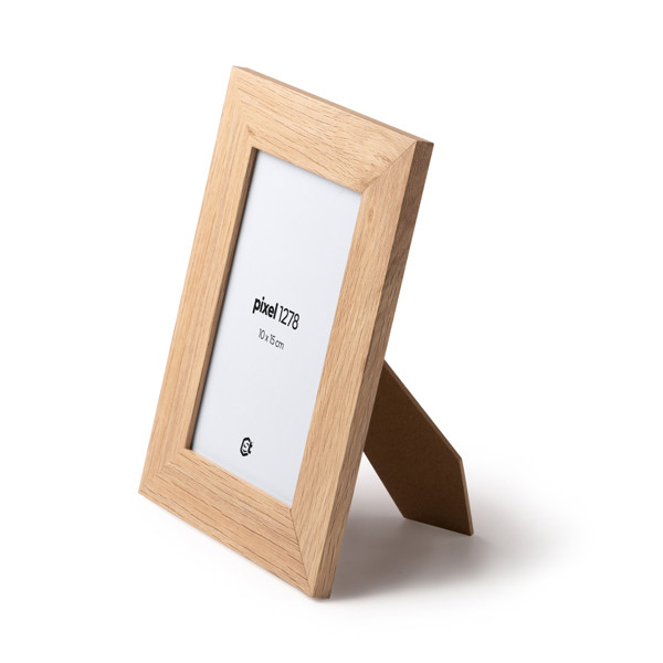 Personalised MDF wood photo frame 10x15 with glass