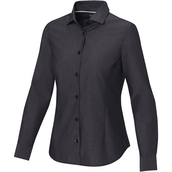 Chemise Cuprite à manches longues pour femme - Noir / L