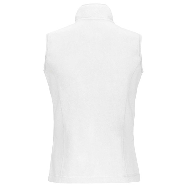 Melodie - Ladies' Microfleece Gilet - White / L