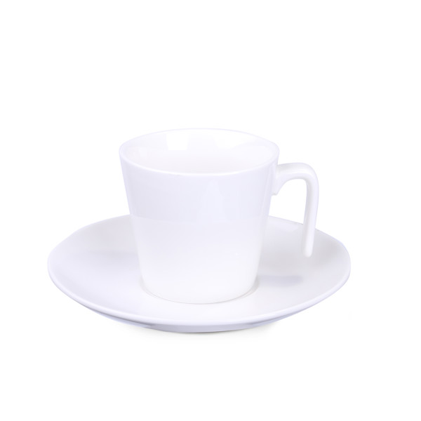 Eve ceramic cup, 82 mm diameter - White