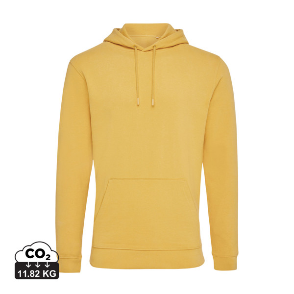 Iqoniq Jasper recycled cotton hoodie - Ochre Yellow / L