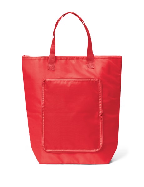 MAYFAIR. Foldable Cooler bag in 210D - Red