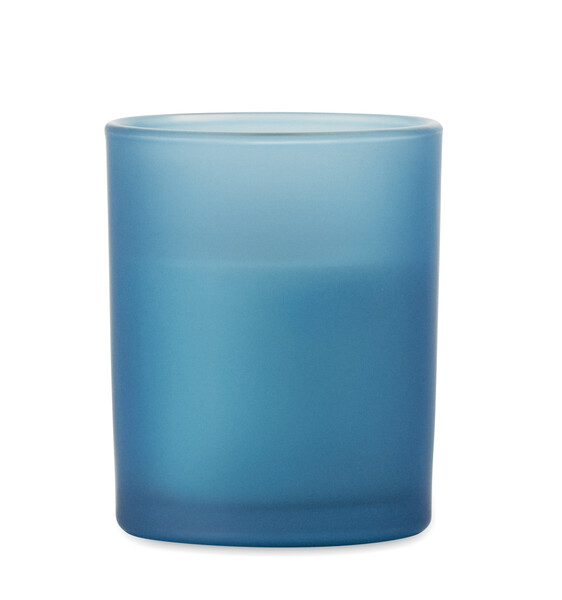 Bougie en cire végétale 80 gr Kivas Wood - Bleu