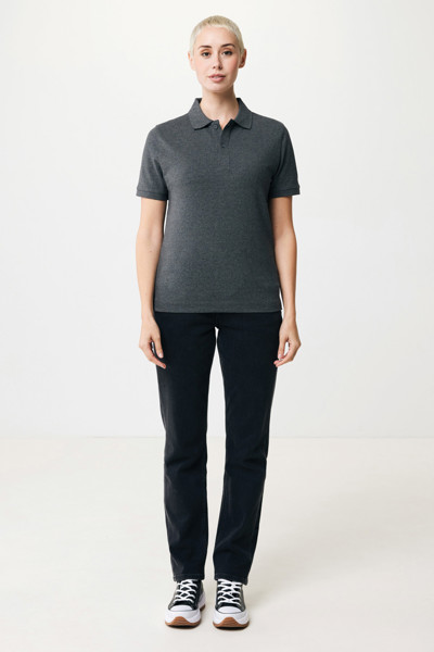 Polo tričko Iqoniq Yosemite z recykl. bavlny - Heather Anthracite / M