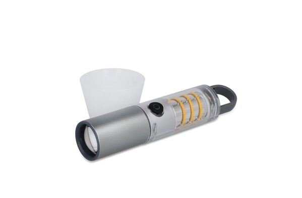 Lampe de poche multifonctionnelle en matériaux recyclés