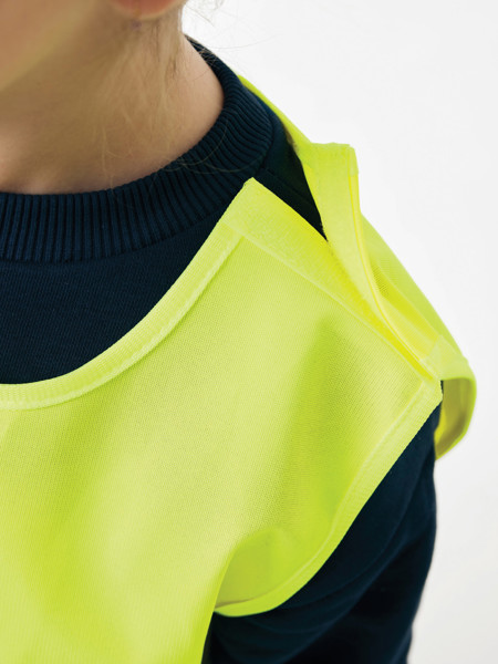 Xd Collection kids safety vest recycled PET, XS