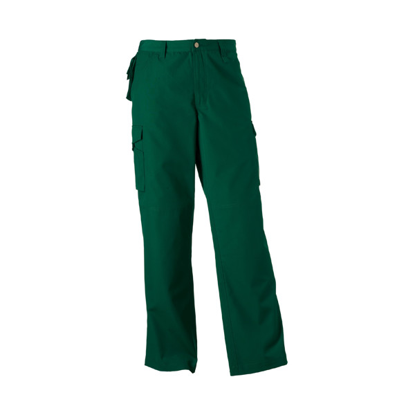 Calças Resistentes De Trabalho 260G - 65% Poliéster/ 35% Algodão - Verde Escuro / 38_81