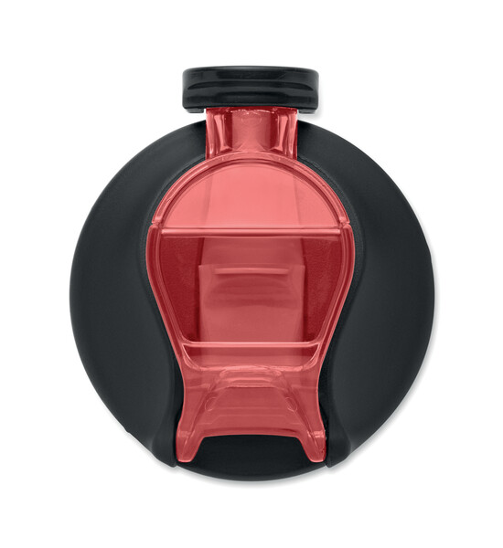 Sportdrinkfles 700ml Enkel - Transparant Rood