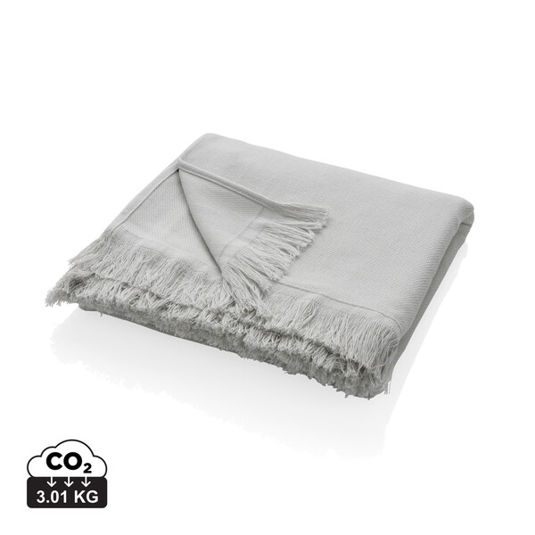 Ukiyo Keiko hammam towel recycled cotton 100x180cm - Grey