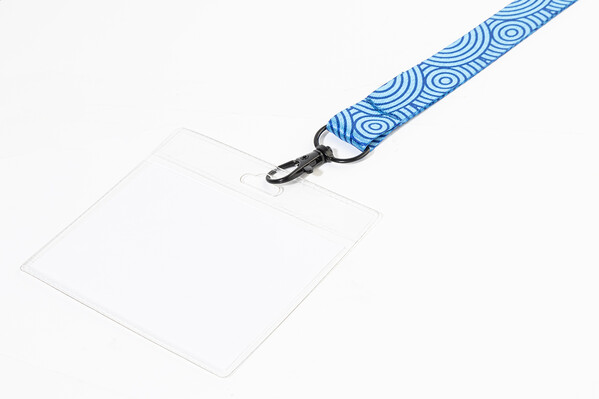 Custom Sublimation Lanyard Subyard Shine Safe - Black