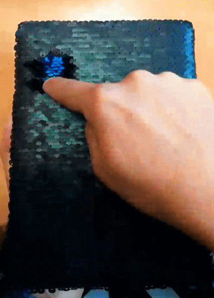 Sequin notepad