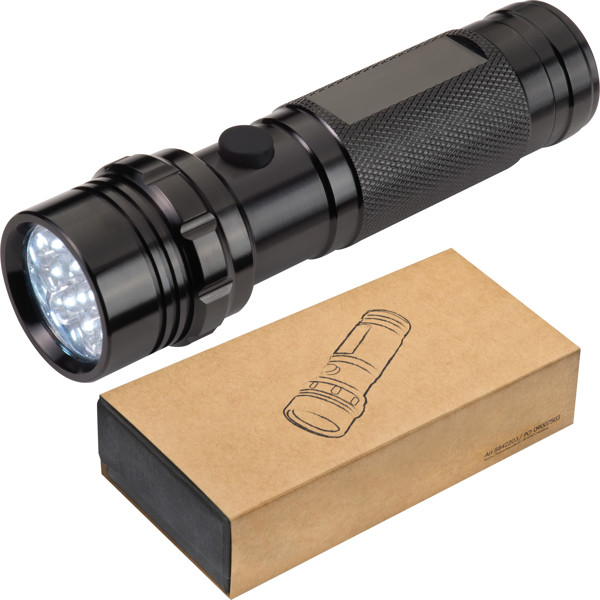 ERASMO Lanternă cu 14 LED-uri - Black