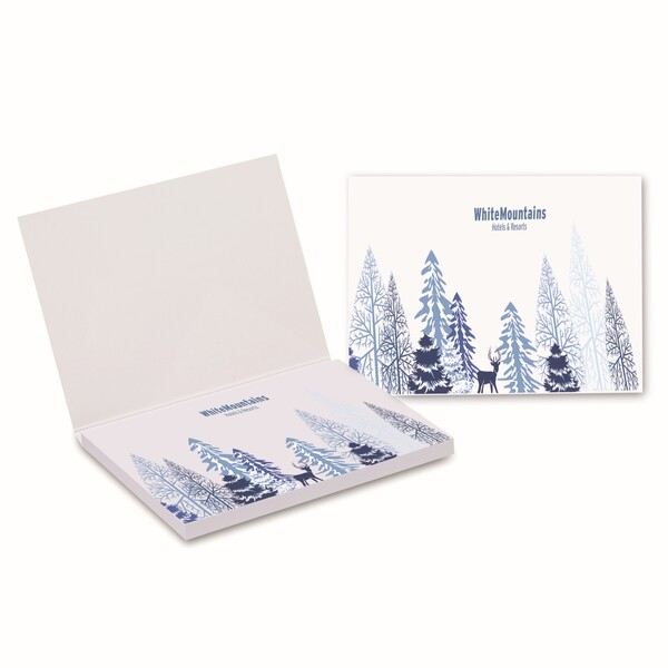 Paper soft cover with 100 sticky notes (EU made) - Full colour