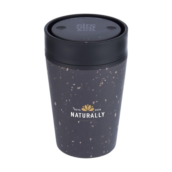 Circular&Co Recycled Coffee Cup 227 ml mug - Blanc / Noir