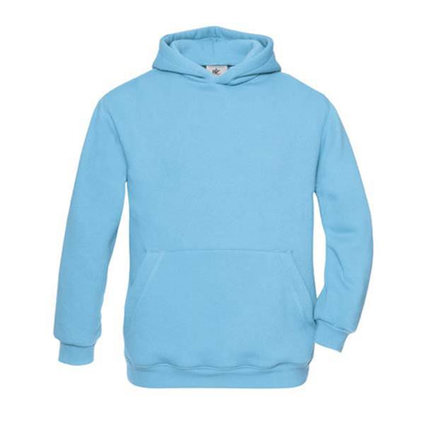 Sudadera B&C Hooded Niño 280G - 80% Algodón (Invirtiendo Em Better Cotton)/ 20% Poliéster Reciclado - Blanco / 9_11