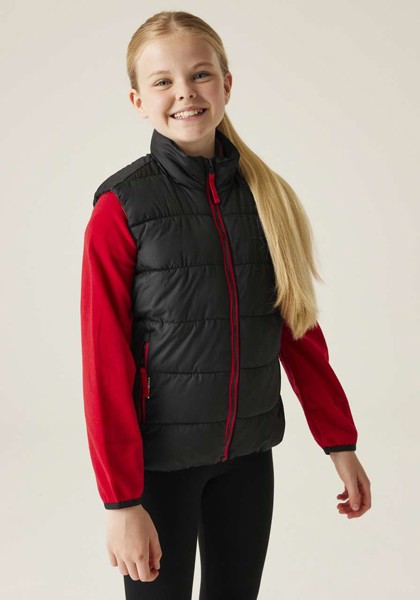 Junior Scholar Thermal Bodywarmer - Black / Classic Red / 3/4