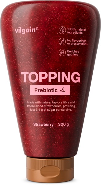 Vilgain Prebiotic Topping 300 g Strawberry