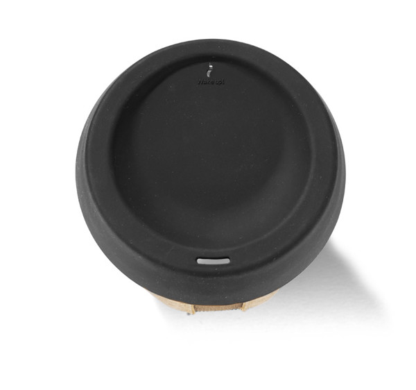 Glass mug SKLO 380 ml - black