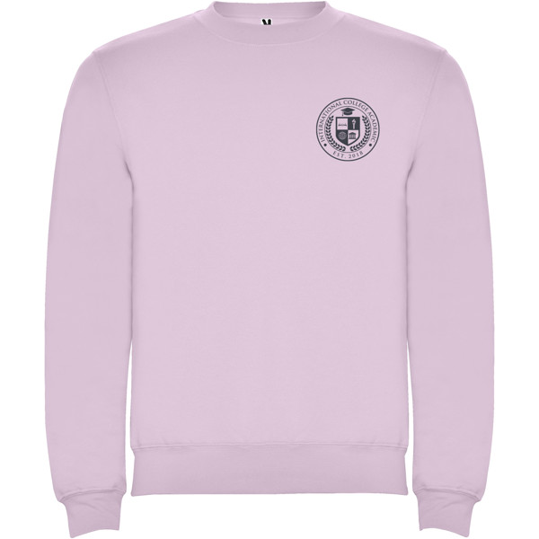 Maglione a girocollo unisex Clasica - Rosa chiaro / XL