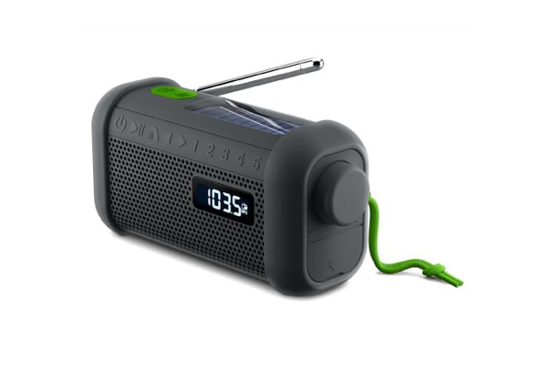 MH-08 | Muse radio bluetooth speaker with solar and wind-up mechanism