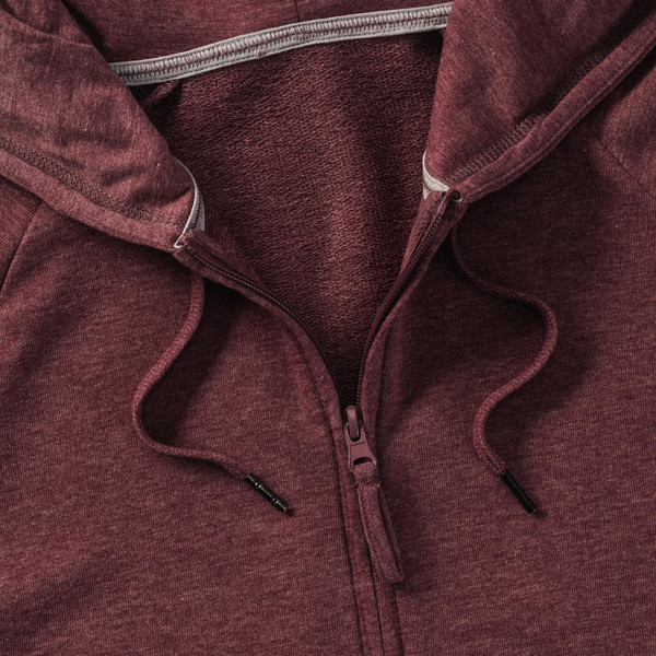 Ladies' Hd Zipped Hood Sweat - White / XL