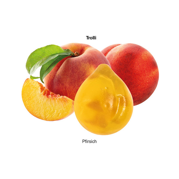 Minitüte, 15 g, kompostierbare Folie transparent, Trolli Vitamin Fruchtgummi | Kompostierbare Folie, transparent