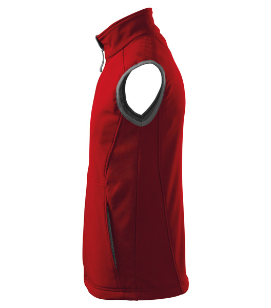 Softshellová Vesta Pánska Malfini® Vision - Červená / 3XL