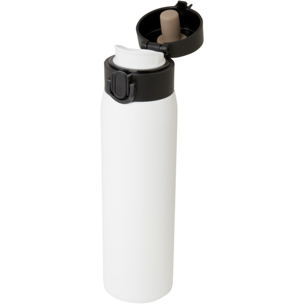Sika 450 ml RCS certified recycled stainless steel insulated flask - White