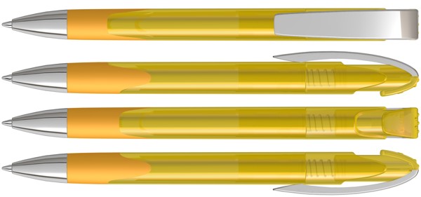 LOOK grip transparent M SI - ocre