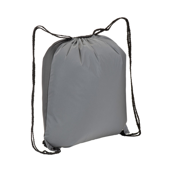 Polyester Backpack With Reflective Side