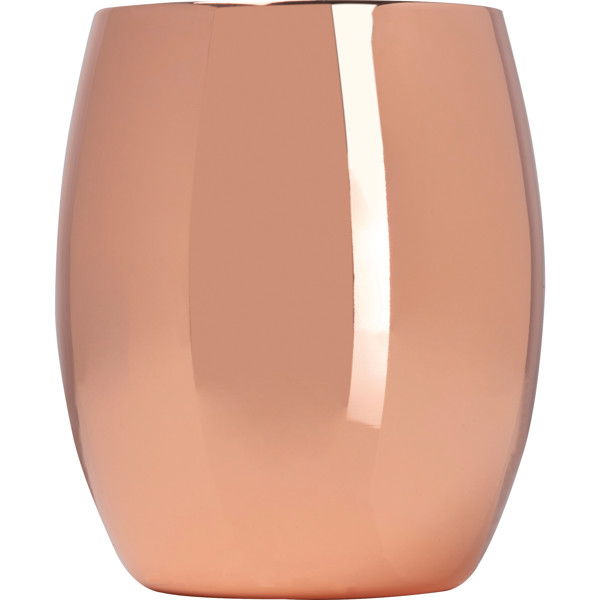 CrisMa stainless steel mug, 400ml WALDEMAR - Copper